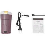 Kaffeemühle Elektrisch mit Bürste Gewürzmühle Kaffee Mühle für Kaffeebohnen, Getreide, Gewürze und Nüsse, Edelstahl Schlagmesser, 50ml Bohnenbehälter, Propellermühlen,150W, Braun