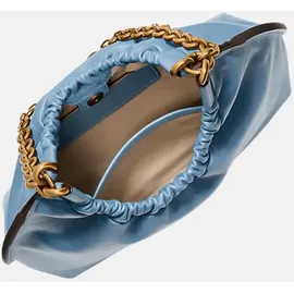 Michael Kors Indie Small Schultertasche Leder Blue