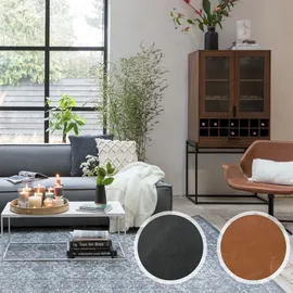 ZUIVER Lounge Sessel Nikki Schwarz