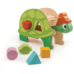 Tender Leaf Toys Lernspielzeug Sortierspiel Schildkröte Steckwürfel Holzspielzeug
