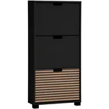 Tchibo Ryker 59,8 x 124 x 19,5 cm schwarz matt / schwarz