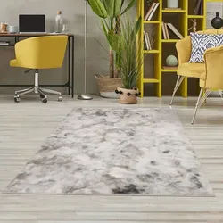 Hochflor-Teppich CARPET CITY "TOLEDO500", beige, B:120cm H:27mm L:170cm, Polyester, Teppiche, besonders weich, 3D-Effekt, Uni-Farben
