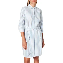 Seidensticker Sommerkleid Streifen Blau/Weiß 46