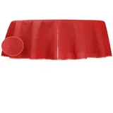 Haus und Deko Tischdecke Gartentischdecke 160 cm rund outdoor wasserfest Garten Tischdecke (1-tlg) rot