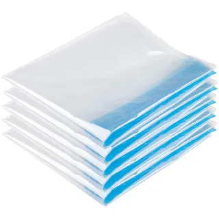 Dawwoti 50x35cm Vakuumbeutel Zum Rollen Einfach Reise Vakuumbeutel Dicht Vacuum Bags Für Kleidungs Kompressionsbeutel Reise Aufbewahrungsbeutel Für Kleidung, Decken, Rollen (Weiß,35 * 50)