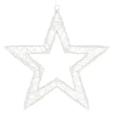 ECD Germany Weihnachtsstern 38 cm weiß