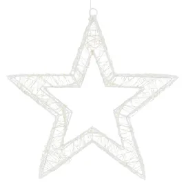 ECD Germany Weihnachtsstern 38 cm weiß