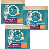 3 x 1,4 kg Purina ONE Urinary Health (€ 7,80/kg) mit Huhn Katzenfutter Bifensis