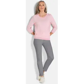 GOLDNER Rundhalspullover Rosa 19
