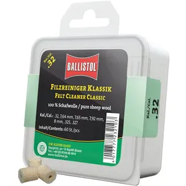 Ballistol Filzreiniger Klassik - Laufreiniger für Gewehr Kal. .32 - 60 Stück