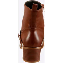 Heine Stiefelette in braun-leo | Gr.: 38