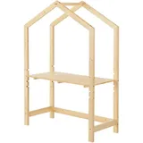[en.casa] Kinderschreibtisch Suså 110x50x160cm Kiefernolz