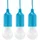 Ansmann Lichterkette LED blau 3er Set mit Zugschalter