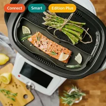 Mixcover Dampfgarform Halb für Monsieur Cuisine Connect & Smart Silber