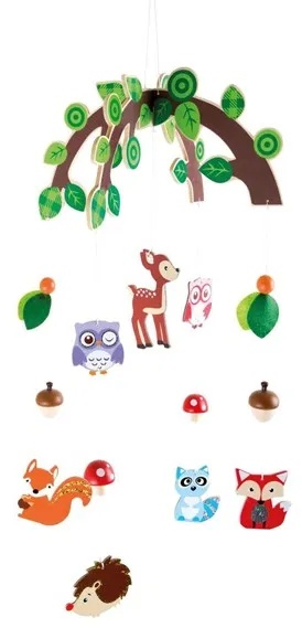 - Wooden Baby Mobile Woodland Animals