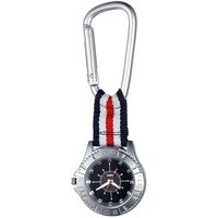 Avaner Karabineruhr Taschenuhr mit Karabiner Rucksack Schnalle Schlüsselanhänger Uhr Karabinerhaken Multifunktionale Clip Quarzuhr für Reisen Wandern Klettern Camping Outdoor Activities