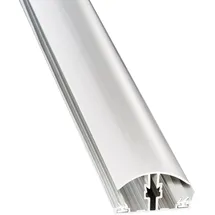 Gutta Klemmprofil Mitte Alu-PVC 200 cm x 6 cm x 0,5 cm