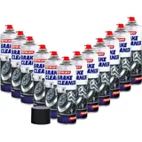 Alfacare Bremsenreiniger Spray für Auto, schnell wirkender Entfetter & Schutz für Bremsen, Kupplung, Motorteile.Verlängert die Bremsenlebensdauer & verbessert die Leistung. 500ml Dosen. - 12pack