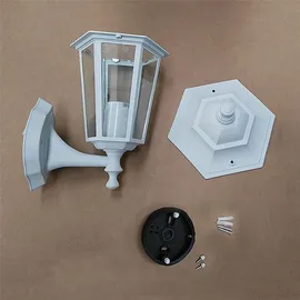 Dapo Leuchten Außen-Wandleuchte Kingston weiß - Weiß