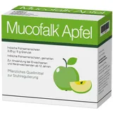 Mucofalk Apfel, hochwertige Flohsamenschalen, Arzneimittel bei Darmbeschwerden wie z.B. chronischer Verstopfung oder unterstützend bei Durchfall, praktische Portionsbeutel, Apfelgeschmack, 20 St