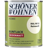 SCHÖNER WOHNEN Home Buntlack 750 ml reinweiß seidenmatt