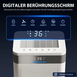 Homcom Luftentfeuchter 20L/24h