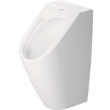 Duravit Soleil by Starck Urinal 2830300007 30x35cm, Zulauf von hinten, rimless, weiß, mit Fliege