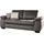 die planbar Schlafsofa DIE PLANBAR "MP-PD19021", grau (anthrazit), B:196cm H:90cm T:100cm, 100% Polyester, Sofas, Schlafsofa, mit Längsschläferfunktion 140x210 cm