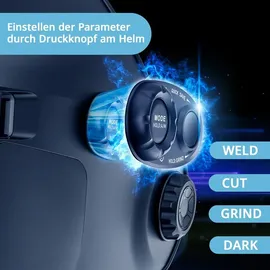 STAHLWERK Automatik-Schweißhelm 3-in-1 RAPTOR mit LED-Licht