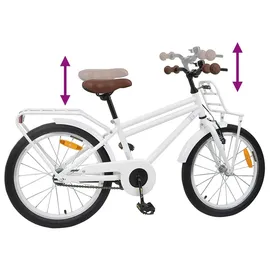 vidaXL Kinderfahrrad 18 Zoll weiß