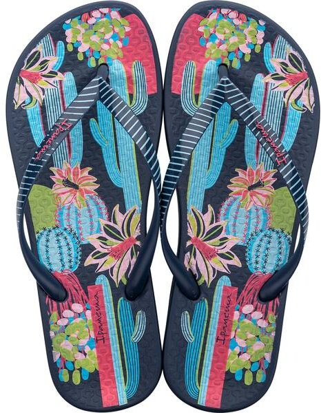 IPANEMA Damen Flip Flops ANAT CACTUS FEM, BLUE/BLUE/PINK, 41/42