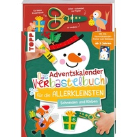 Frech Das Adventskalender-Verbastelbuch für die Allerkleinsten. Schneiden und Kleben. Schneemann. Mit Schere