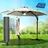 Alu Ampelschirm Ø 300 cm beige inkl. LEDs