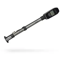 PRO Dämpferpumpe TEAM, digitales Manometer, Minipumpe, Silver/Black