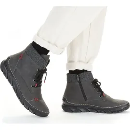 Rieker Winterboots, mit softem Schaftrand grau