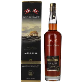 A.H. Riise Royal Danish Navy Rum 40% Vol. 0,7 l