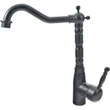 QLS Retro Einhebelmischer Schwarz