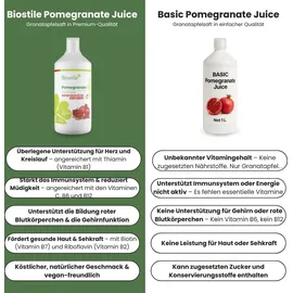 Biostile Granatapfelsaft 1000 ml