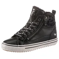 Mustang Shoes Sneaker, mit bedrucktem Fellimitat-Kragen Mustang Shoes schwarz