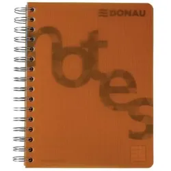 Collegeblock, A5, 140 Blatt, kariert, orange