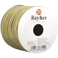 Rayher Papierkordel mit Draht 2 mm ø Rolle 25 m