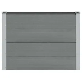 vidaXL Hochbeet 100 x 30 x 72 cm Grau