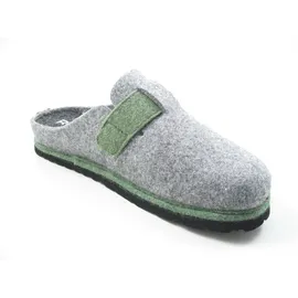 ROHDE Damen Pantoffel Filz Hausschuh Klettverschluss Wechselfußbett D.Meran 6812, Größe:40 EU