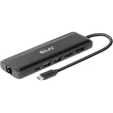 Club 3D USB Gen 1 Typ-C 8-in-1 MST Dual 4K60Hz Display Travel Dock