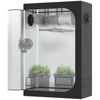 TH Deluxe D600 Grow Zelt Growzelt Box 120x60x180 cm ohne Sichtfenster