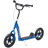 Homcom Kinderroller mit Hinterbremse 12 Zoll Tretroller