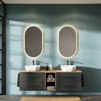 Planetmöbel Badmöbel Set LUX 170 cm mit Waschbecken 42
