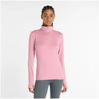 New Balance Sport Essentials Space Dye Halbreißverschluss-langarm-t-shirt - Pink