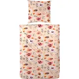Primera Dotsy Blumen Orange 155 x 220 cm + 2 x 80 x 80 cm