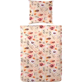Primera Dotsy Blumen Orange 155 x 220 cm + 2 x 80 x 80 cm